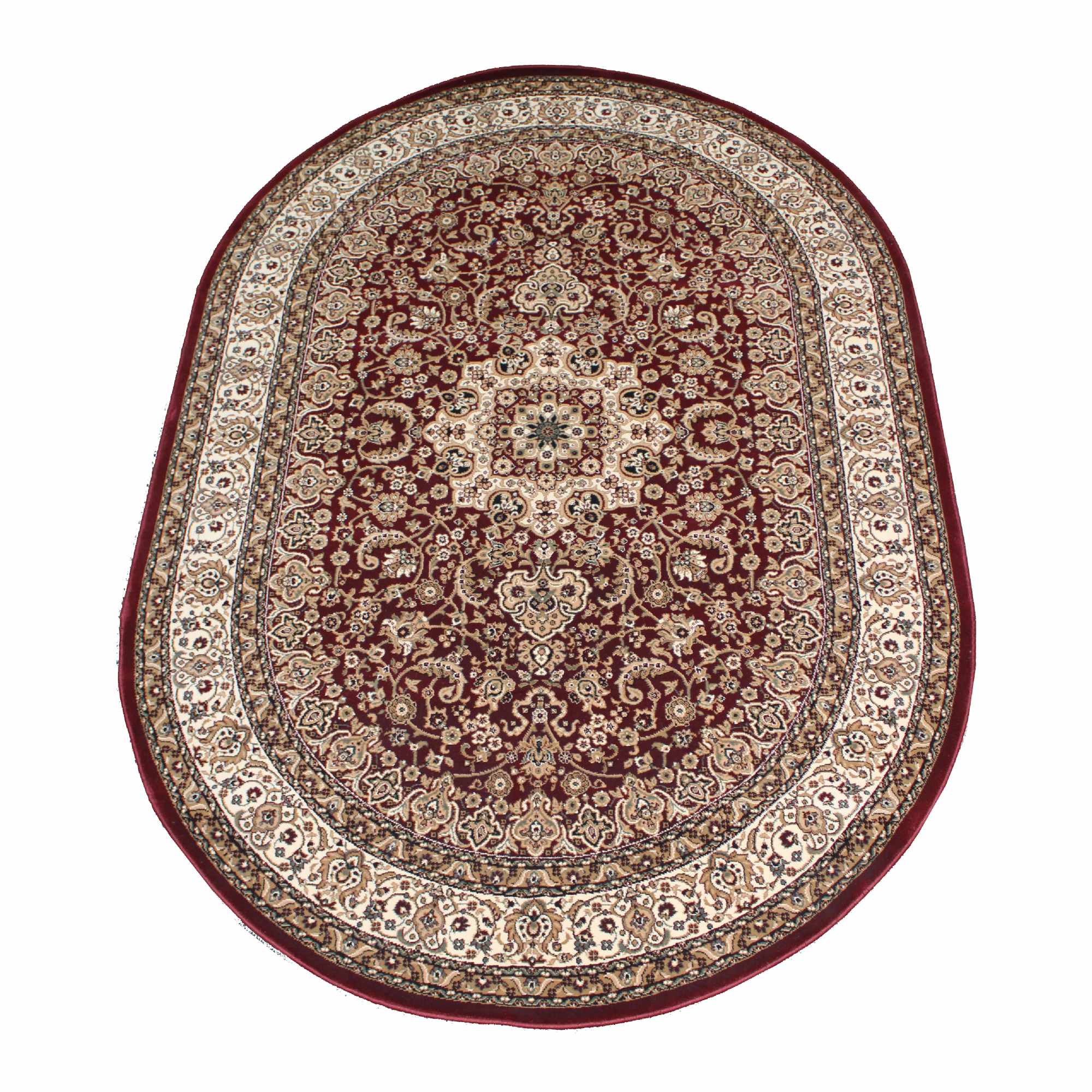 Lafayette - 4682 Red - 5'3"x7'6" Oval