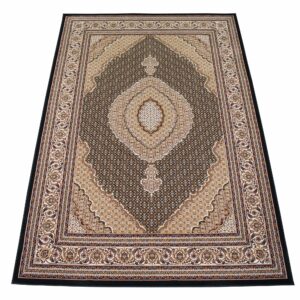 Jaipur - 2120 Black Cream - 6.6x9.6